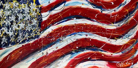 Jenny King Artist Freedom Flags